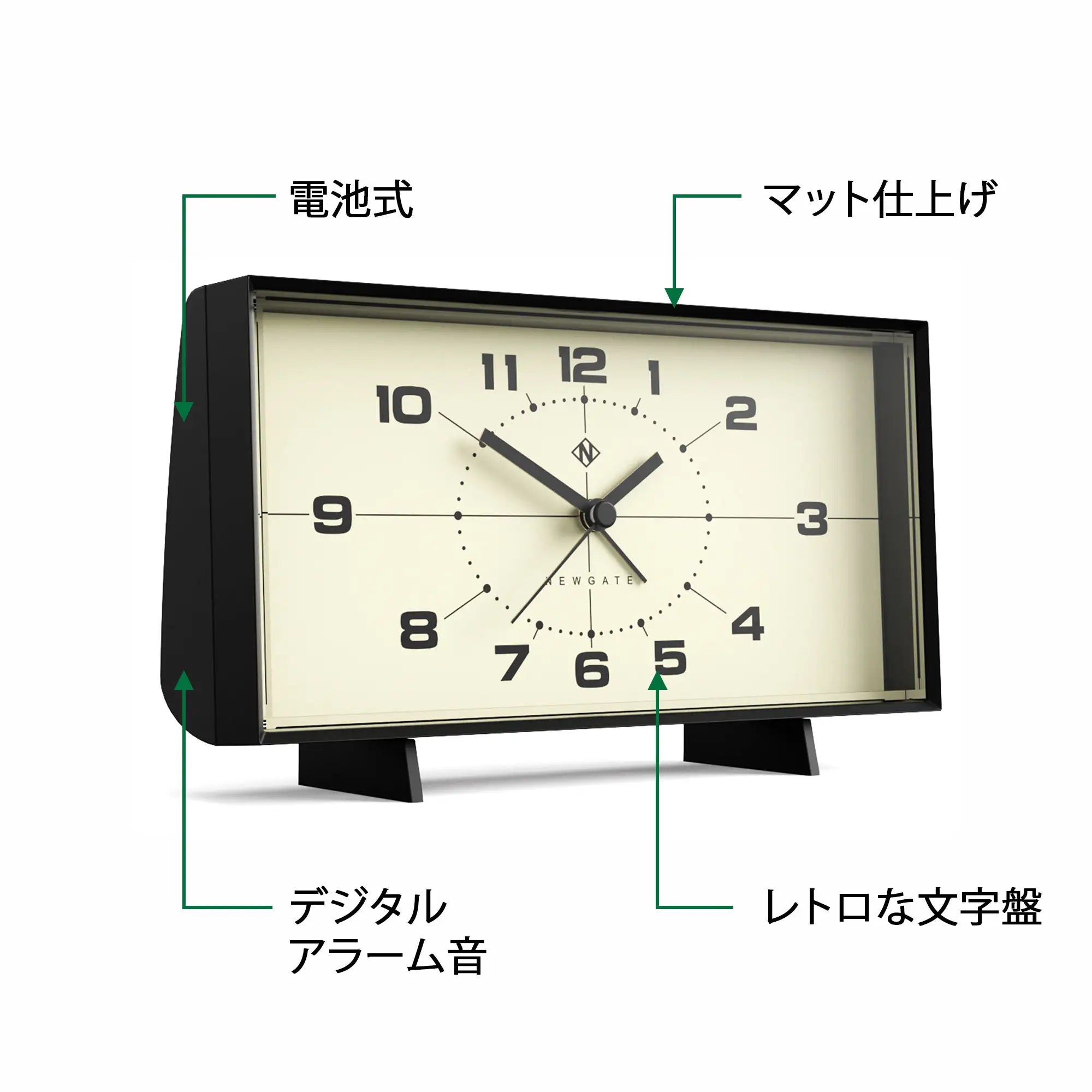 Newgate Wideboy Black and cream – Official Bauhaus Japan